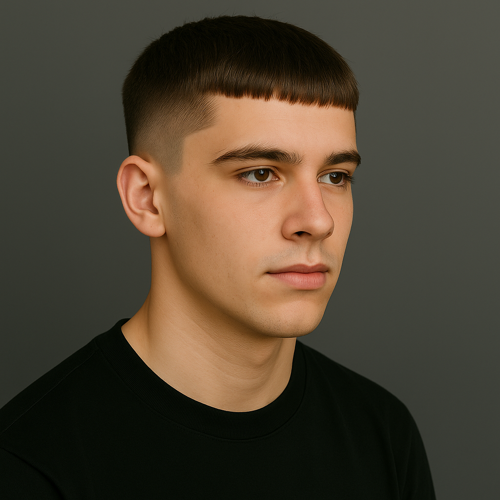Caesar Cut — AI hairstyle preview